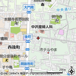 長野県長野市鶴賀権堂町2297周辺の地図