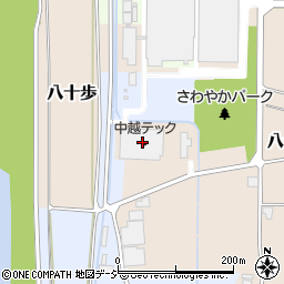 富山県砺波市八十歩122周辺の地図