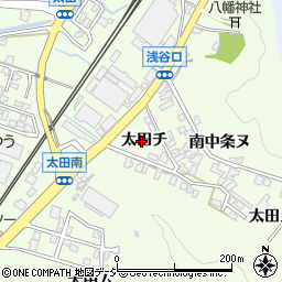 石川県河北郡津幡町太田チ周辺の地図