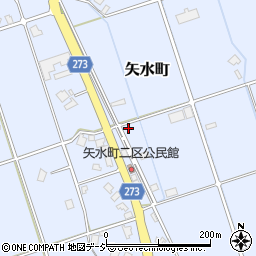 富山県小矢部市矢水町557周辺の地図