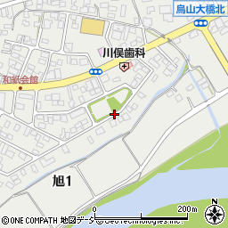 栃木県那須烏山市旭周辺の地図