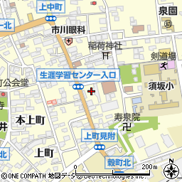 長野県須坂市須坂21周辺の地図