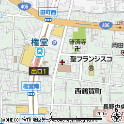 商工組合中央金庫　長野支店周辺の地図