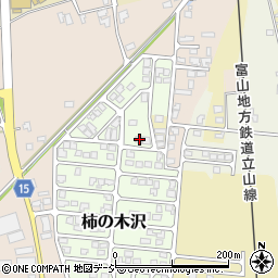 富山県中新川郡立山町柿の木沢18周辺の地図
