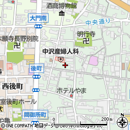 長野県長野市鶴賀権堂町2287周辺の地図
