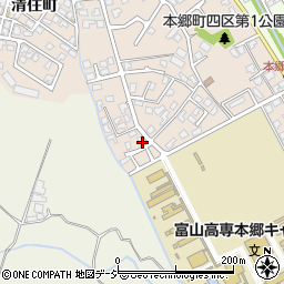 富山県富山市本郷町145-22周辺の地図