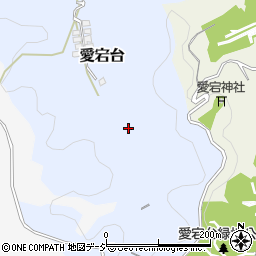 栃木県那須烏山市愛宕台周辺の地図