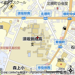 長野県須坂創成高等学校周辺の地図