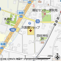 大阪屋ショップ周辺の地図