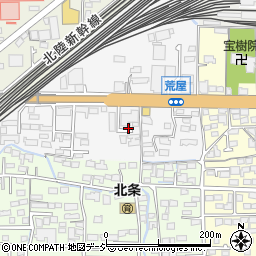 長野県長野市三輪荒屋1180周辺の地図