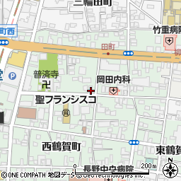 長野県長野市鶴賀西鶴賀町1501-5周辺の地図