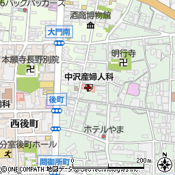 中澤産婦人科病院周辺の地図
