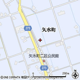 富山県小矢部市矢水町601周辺の地図