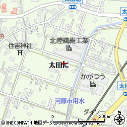 石川県河北郡津幡町太田に周辺の地図