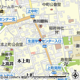 長野県須坂市須坂40周辺の地図