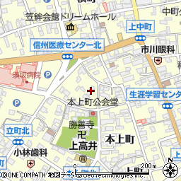 長野県須坂市須坂284周辺の地図