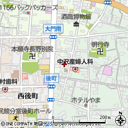 長野県長野市鶴賀権堂町2324周辺の地図