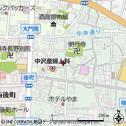 長野県長野市鶴賀権堂町2366周辺の地図