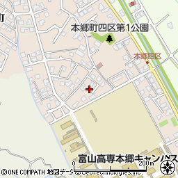 富山県富山市本郷町156-5周辺の地図