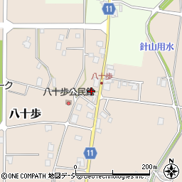富山県砺波市八十歩38周辺の地図