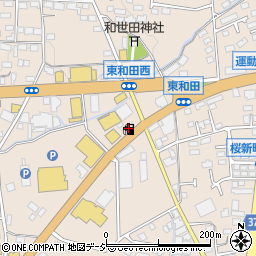 ＥＮＥＯＳ東和田ＳＳ周辺の地図