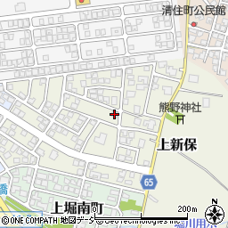 上新保公民館周辺の地図