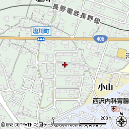 長野県須坂市塩川657-14周辺の地図