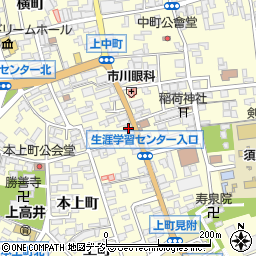 長野県須坂市須坂38周辺の地図