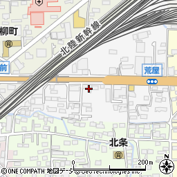 長野県長野市三輪荒屋1184周辺の地図