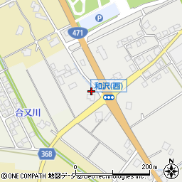 富山県小矢部市和沢4015周辺の地図
