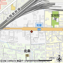 ファミリーマート長野三輪荒屋店周辺の地図
