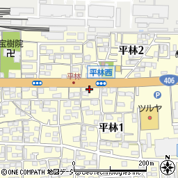 リセット長野周辺の地図