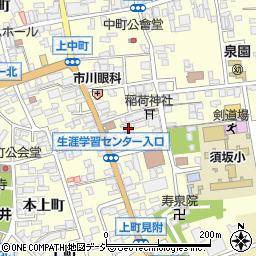 長野県須坂市須坂741周辺の地図
