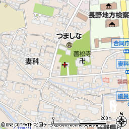 妻科神社周辺の地図