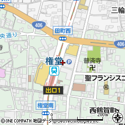長野電鉄株式会社　保険部周辺の地図