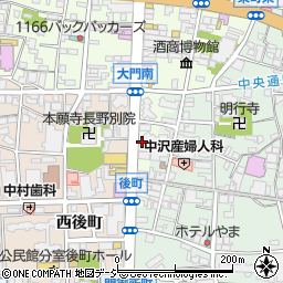 長野県長野市長野東後町18周辺の地図