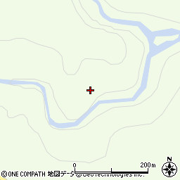 長笹沢川周辺の地図