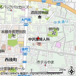 長野県長野市鶴賀権堂町2364周辺の地図