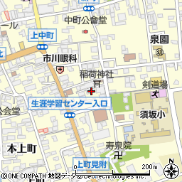 長野県須坂市須坂743周辺の地図