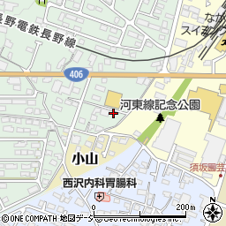 長野県須坂市塩川667-3周辺の地図