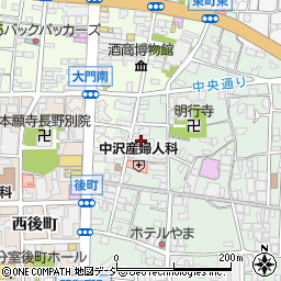 長野県長野市鶴賀権堂町2363周辺の地図