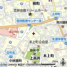 長野県須坂市須坂278周辺の地図