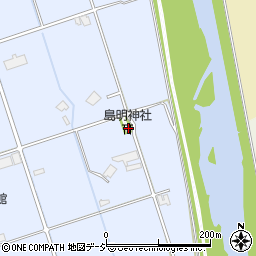 島明神社周辺の地図