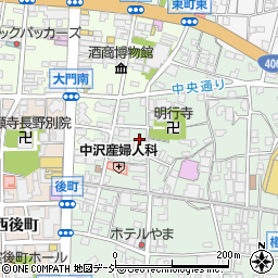 ＮＰＣ２４Ｈ長野鶴賀権堂町第２パーキング周辺の地図