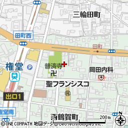 シティパル鶴賀周辺の地図