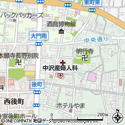 長野県長野市鶴賀権堂町2360周辺の地図