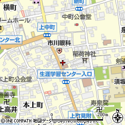 長野県須坂市須坂33周辺の地図