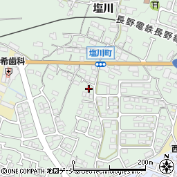 長野県須坂市塩川708周辺の地図