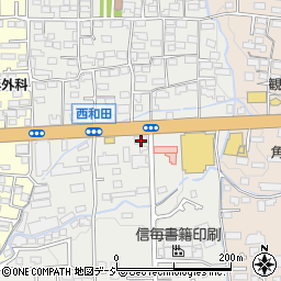ソーイングプラザ長野店周辺の地図