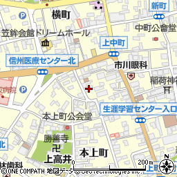 長野県須坂市須坂141周辺の地図